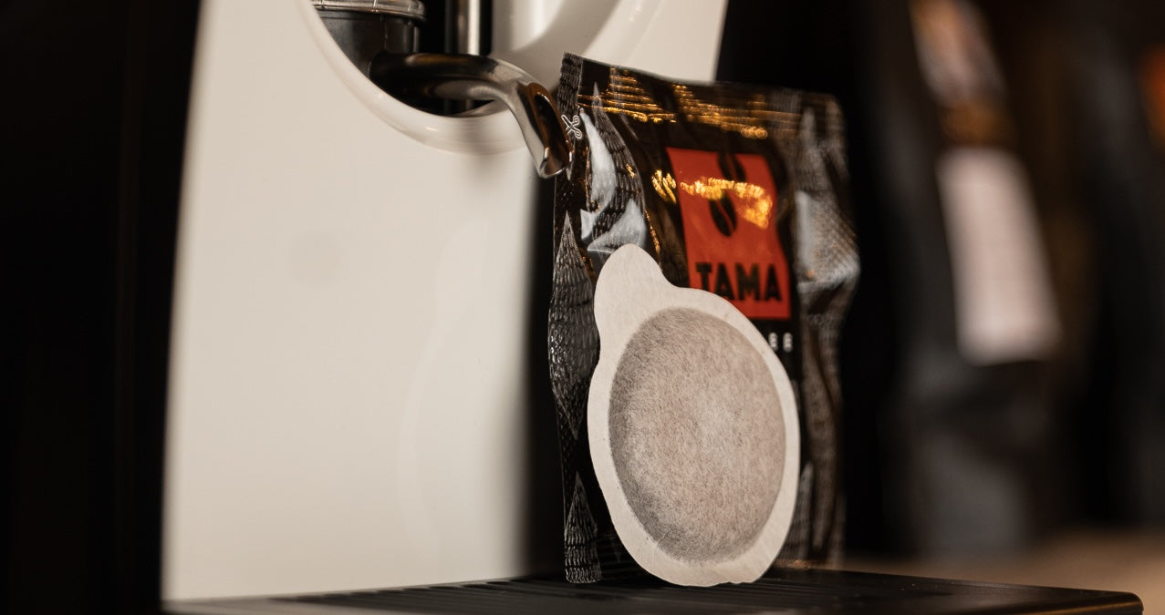 Cialde ESE 44mm compostabili con caffè artigianale italiano