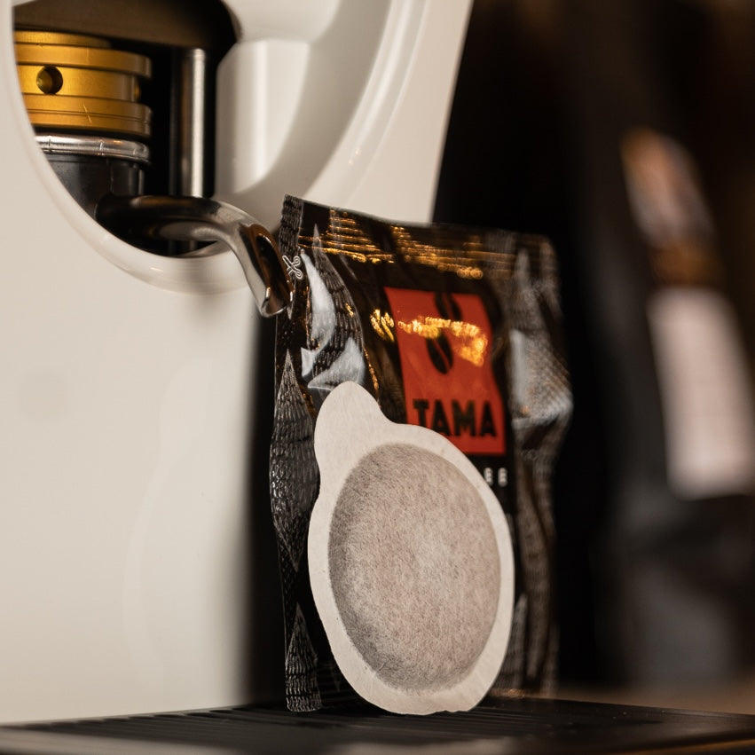 Cialde ESE 44mm compostabili con caffè artigianale italiano