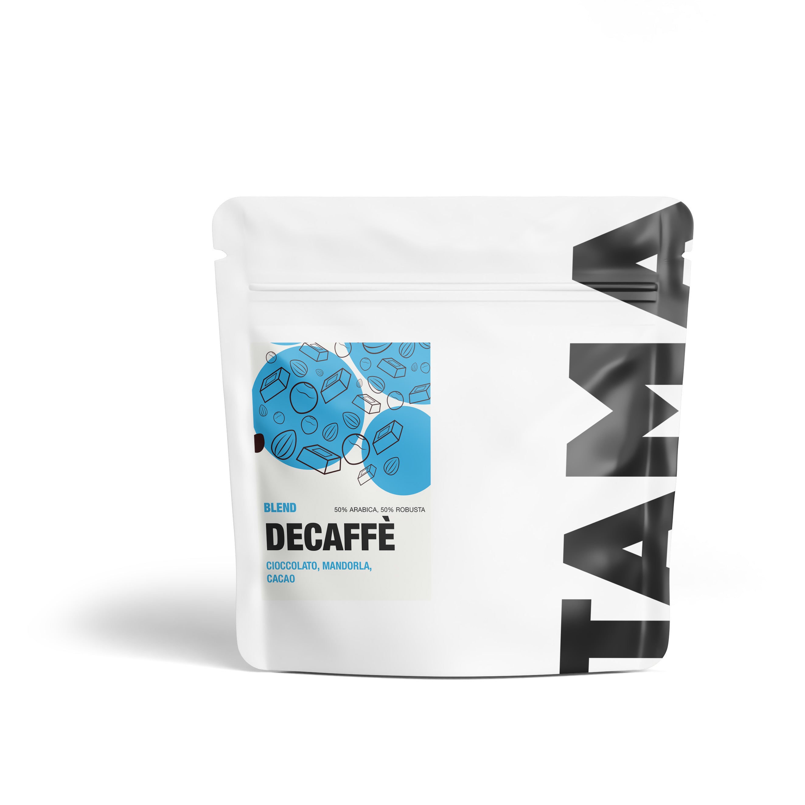 Miscela caffè decaffeinato artigianale 50% arabica 50% robusta
