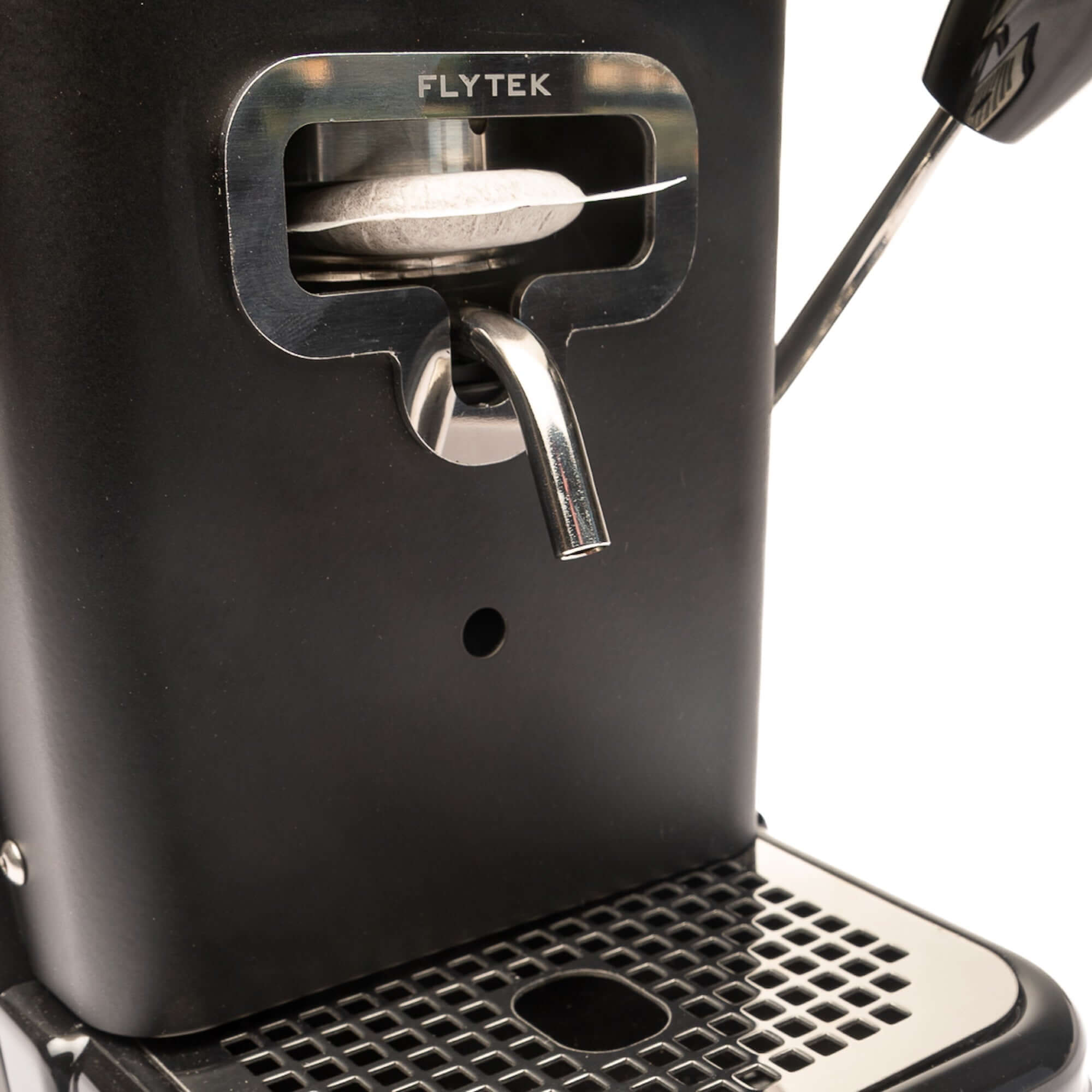 Macchina caffè a cialde Flytek - Macchina da caffè artigianale per cialde carta filtro 44mm (standard), per la casa e l’ufficio. Le macchine FLYTEK a 1 gruppo a cialda sono macchine professionali da Bar concepite a misura di casa e ufficio. Veri gioielli