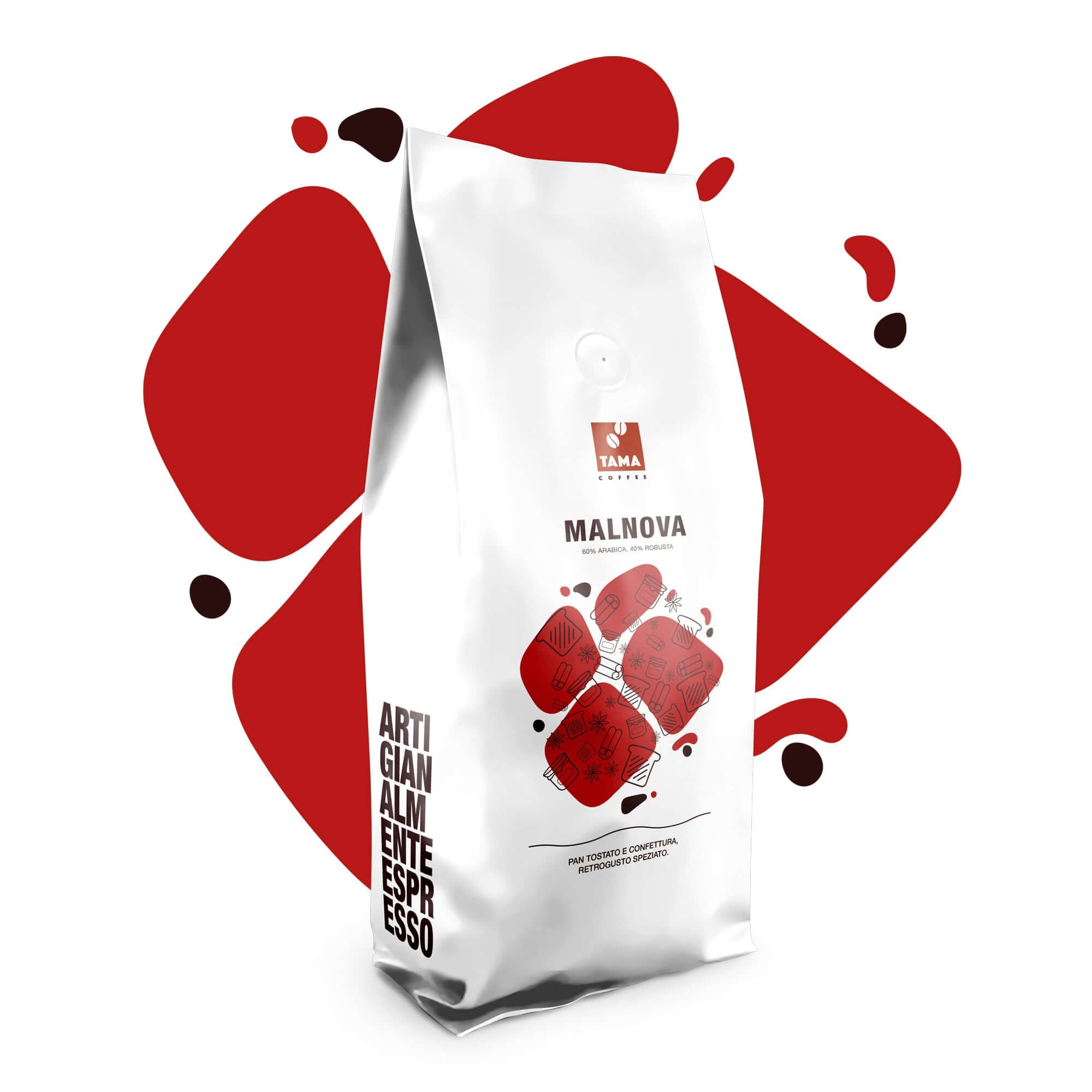 Miscela di caffè artigianale da 1kg per uso professionale